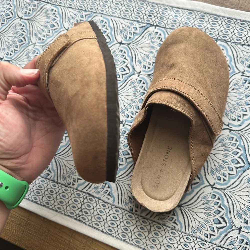 Sun + Stone Kids Moccasins in Tan